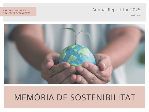 Mem&ograve;ria de Sostenibilitat Condis 2025