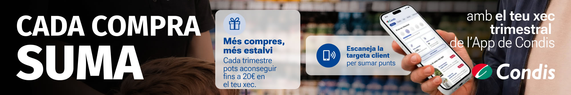 Cada compra suma