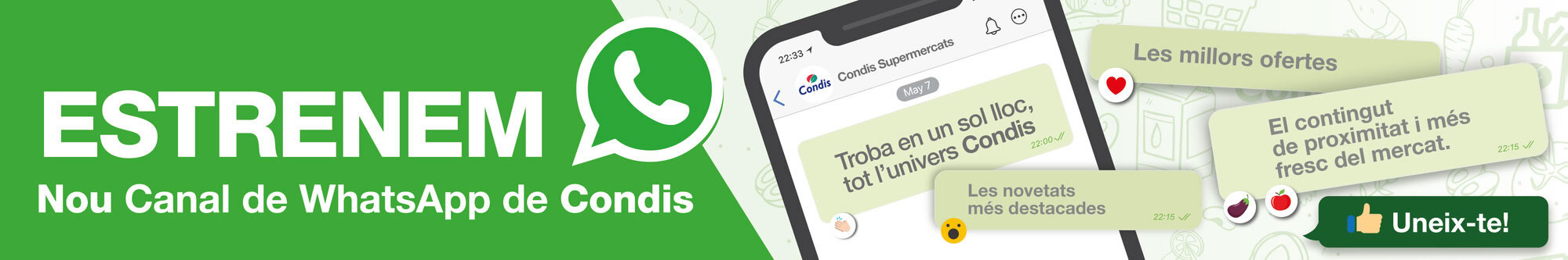 Canal Whatsapp Condis