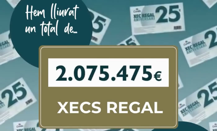 CONDIS CELEBRA EL SEU 63è ANIVERSARI REPARTINT MÉS DE 2 MILIONS D’EUROS ENTRE ELS SEUS CLIENTS