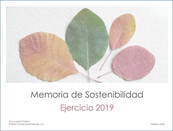Memoria de Sostenibilidad Condis 2019