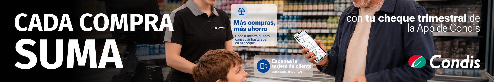 Cada compra suma